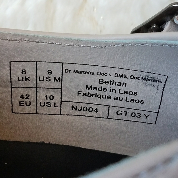 DR. MARTENS BETHAN PISA LEATHER PLATFORM MARY JANE SHOES - Picture 8 of 8